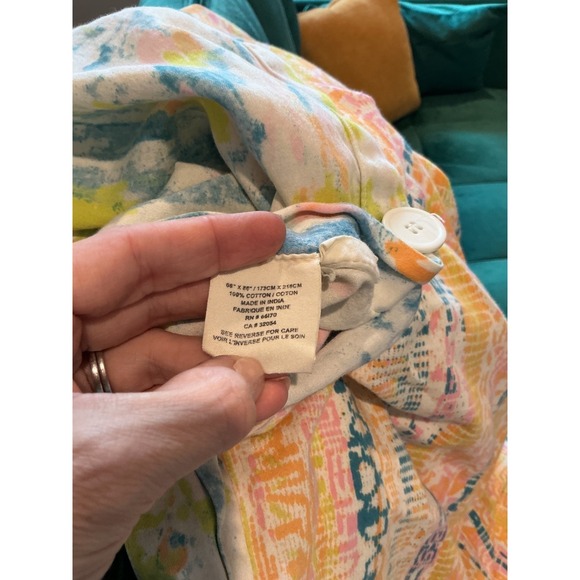 Urban outfitters Anthropologie Free People Twin duvet cover Boho Multicolor - Picture 5 of 7